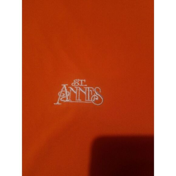 Footjoy Mens Golf Polo St Annes‎ Orange  XXL 3 Button Up FJ Comfort - Picture 3 of 7